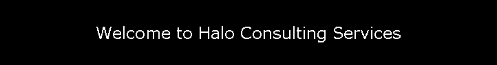 Welcome to Halo Consulting Services